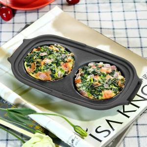 Nonstick Handheld Microwave Cookware Set For Efficiently Frying Eggs