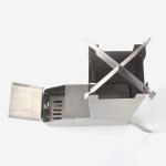 Outdoor stainless steel folding barbecue grill