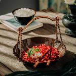 Japanese-style Ceramic Handle Plate Dishes Internet Celebrity Features