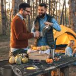12Pcs Camping Cookware Set Aluminum Pot Pan Kettle Cup Fork Spoon Knife With Storage Bags For Hiking Picnic Outdoor
