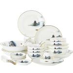 New Chinese Ceramic Tableware Set Household Dishes Set Bowl