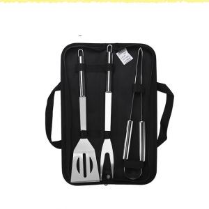 Outdoor Barbecue 20 Pcs BBQ Tool Set Stainless Steel Grill Fork Shovel Clamp Brush