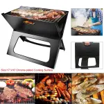 Foldable BBQ Grill Portable BBQ Barbecue Grill Camping Garden Outdoor Travel For Camping Picnic RV Travel Backyard