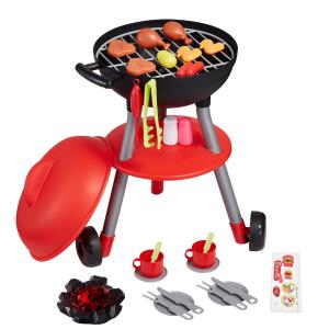 28-teiliges Grill-Spielset Kinderspielzeug-Küchenspielset Mit Ton Und Licht Spielset Für Kleine Köche Interaktives Grillspiel