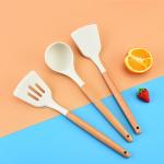 Silicone Kitchen Spatula Spoon Cooking Cookware Set