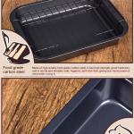 Deep Rectangular Non-stick Bakeware With Rack Non-stick Grilled Fish Pizza Baking