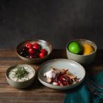 Handmade Rough Clay Japanese Dishes for Household Use