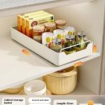 Pull-out Cookware Storage Rack Tableware Finishing Box
