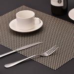 Pvc Heat-Insulating Western Table Cloth Cups And Dishes Mats Disposable Simple Rectangular Placemats