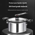 304 Stainless Steel Low Pressure Pot Multi-functional Household