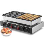 50PCS 43mm Mini Dutch Pancake Maker Commercial Dorayaki Baker 1700W