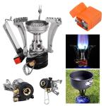 Outdoor Portable Camping Cookware Set Hiking Cooking Pot Gas Stove Tableware Kit