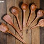 Wooden Spatula Cookware Kitchenware Set