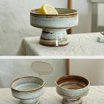 Personalized Rice Bowls Retro Stoneware Dishes Homestay Cooking Tableware