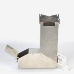 Outdoor stainless steel folding barbecue grill