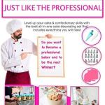 195-piece Cake Baking Utensils With Cake Turntable