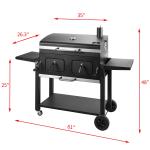 Charcoal Barbecue Outdoor Grill Foldable