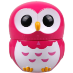 Owl Cartoon Kitchen Timers 60 Minutes Cooking Mechanical Home Decorating Blue Dial Timers High Quality Kitchen Tools Gadget