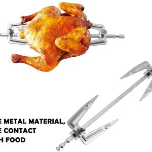 Oven Accessories Grilled Chicken Rack Rotating Cage Grill