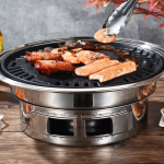 Korean Stainless Steel Charcoal Barbecue Grill For Consumer And Commercial Use