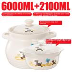 Casserole Stew Household Coal-fired Gas Soup Ceramic High Temperature Resistant Stew Tile