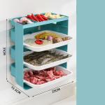 Kitchen Side Dish Wall-Mounted Rack For Household Side Dishes Artifact