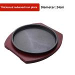 Cast Iron Teppanyaki Grill Commercial Round Barbecue Pan
