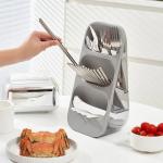 Chopsticks Storage Box Holder 3 Layers Spoon Fork Container Drain Rack Kitchen Utensil Drying Stand Organizer Tableware Tube