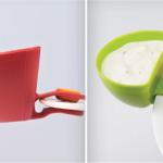 Hot Pot Dishes with Plastic Seasoning Box French Fries Seasoned Salad Dipping Sauce Bowl