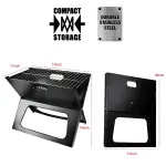 Foldable BBQ Grill Portable BBQ Barbecue Grill Camping Garden Outdoor Travel For Camping Picnic RV Travel Backyard