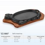 Steak Plate Cast Iron Grill Pan