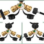 Propane Y Pressure Gauge Body Tee Brass Grill Heater