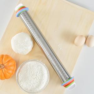 Stainless Steel Adjustable Thickness Kitchen Tools Rolling Pin