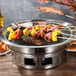 Korean Stainless Steel Charcoal Barbecue Grill For Consumer And Commercial Use