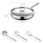 Stainless Steel Cookware Set Thick Kitchen Utensils