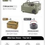 Mini Portable Gas Stove Outdoor Camping Cookware Stove Portable