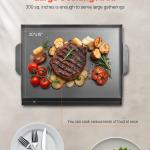 22x16 In Flat Top Griddle Carbon Steel Universal BBQ Grill Pan Cookware