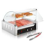 Hot Dog Maker Hot Dog Grill Hotdog Rollen Grill Edelstahl 11 Rollen 2,2kW