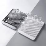 Fashion Plastic Water Drying Dishes Tray Drainer Kitchen Vegetable Fruit Draining Basket Storage Multifunctional