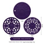 Classic Insulated Hollowed-out Silicone Casserole High-temperature Resistant Food Bowl Plate Mat