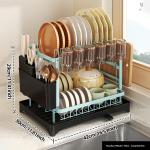 Kitchen Home Multi-Functional Bowl Plate And Utensil Storage Cabinet