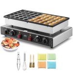 Mini-Pfannkuchenmaker Kommerzielle Dutch Mini Pfannkuchen Maschine, 50 Stk., 43 Mm Durchmesser, Dorayaki-Backmaschine, 1700 W, Duale Temperatur- Und Zeitregelung, In Küchen Und Restaurant