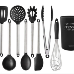 The silicone kitchen utensils and appliances