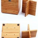 The Cookware Bamboo Rack Is Detachable For Cleaning