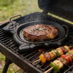 Steak Plate Cast Iron Grill Pan