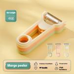 3 In 1 Cheese Grater Portable Handheld Stainless Steel Vegetable Grater Kitchen Tools Efficient Food Graters Home Kitchen Gadgets