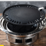 Korean Stainless Steel Charcoal Barbecue Grill For Consumer And Commercial Use