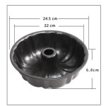 Round Deep Baking Mold Bundt Pumpkin Shape Cake Pan