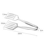 Stainless Steel Steak Frying Spatula Roast Fish BBQ Tongs Bread Meat Food Clip Drain Oil Leak Shovel Kitchen Cooking Utensils