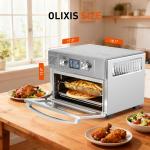 22-liter 1800-watt Electric Air Fryer Oven, Equipped With 6 Stainless Steel Heating Elements, And Capable Of Setting A Temperature Of 450degree -F.